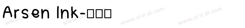 Arsen Ink字体转换
